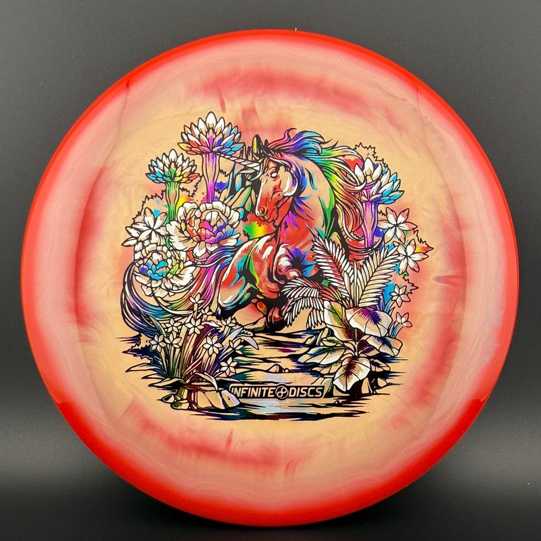 PA-5 (400 Spectrum) - Unicorn Stamp - Triple Foil Disc Golf Putter