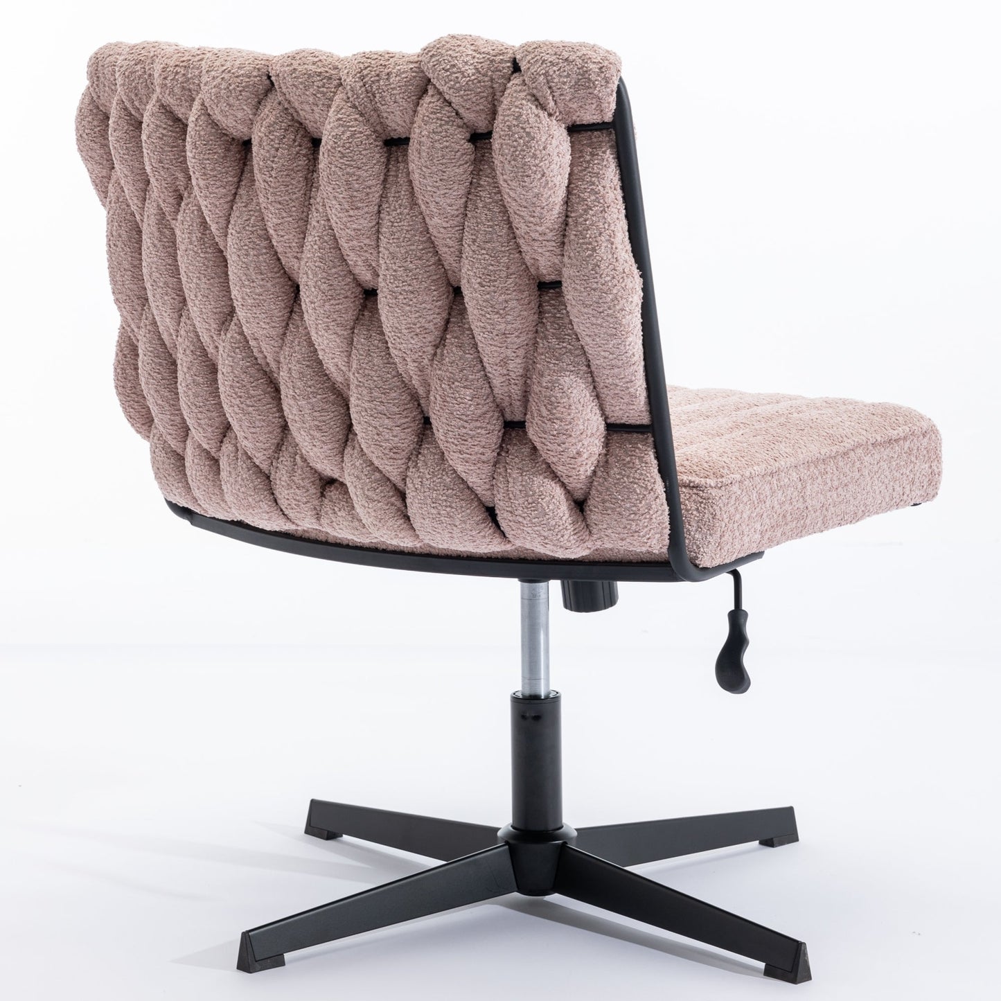 Premium Armless Pink Office Desk Chair