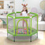 Trampolín para Niños de 55'' con Red de Seguridad - Diversión Interior/Exterior