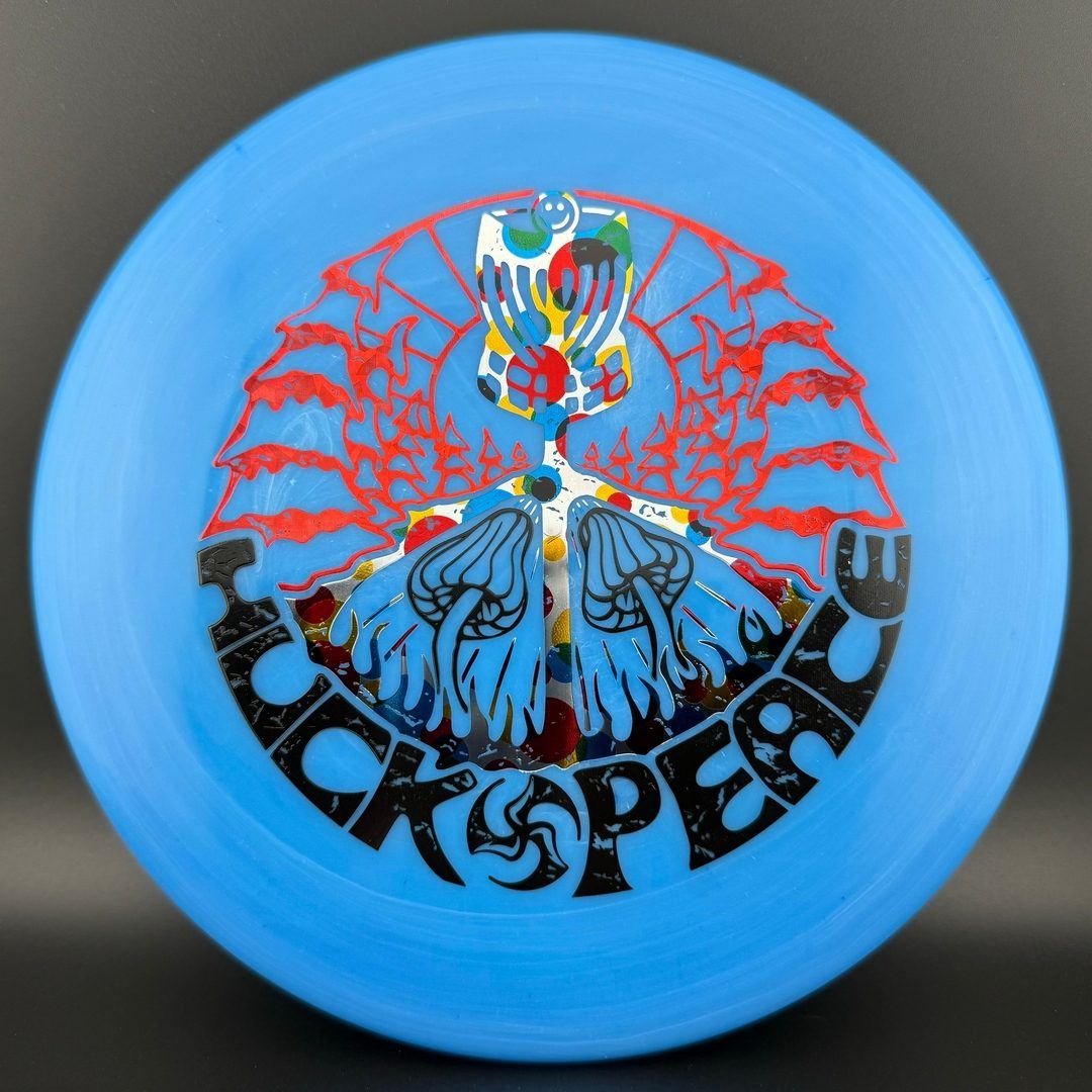 Soft Neo Spore - Huk Lab Peace Triple Foil Stamp Disc
