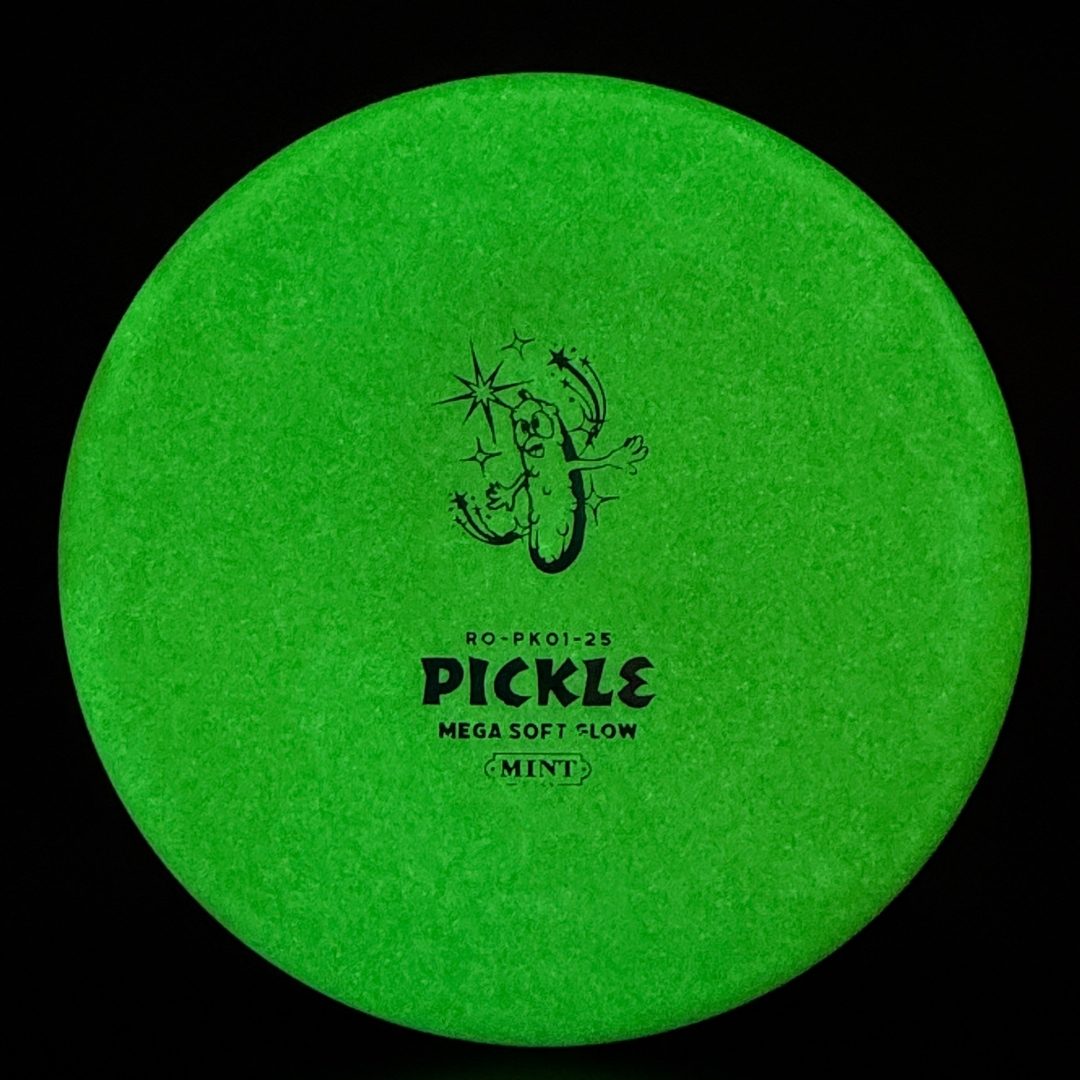 Mega Soft Glow Royal Pickle - First Run Disc Golf Disc