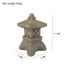 Solar-Powered Zen Garden Decor: Pagoda Lanterns & Statues - Korvel