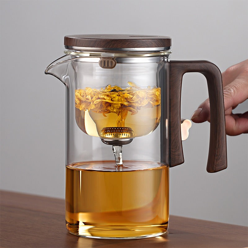 Xiaoman Elegant Magnetic Suction Glass Teapot
