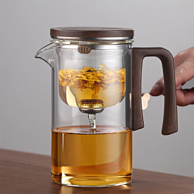 Xiaoman Elegant Magnetic Suction Glass Teapot