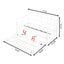 Metal Frame Daybed with trundle（white） - Korvel