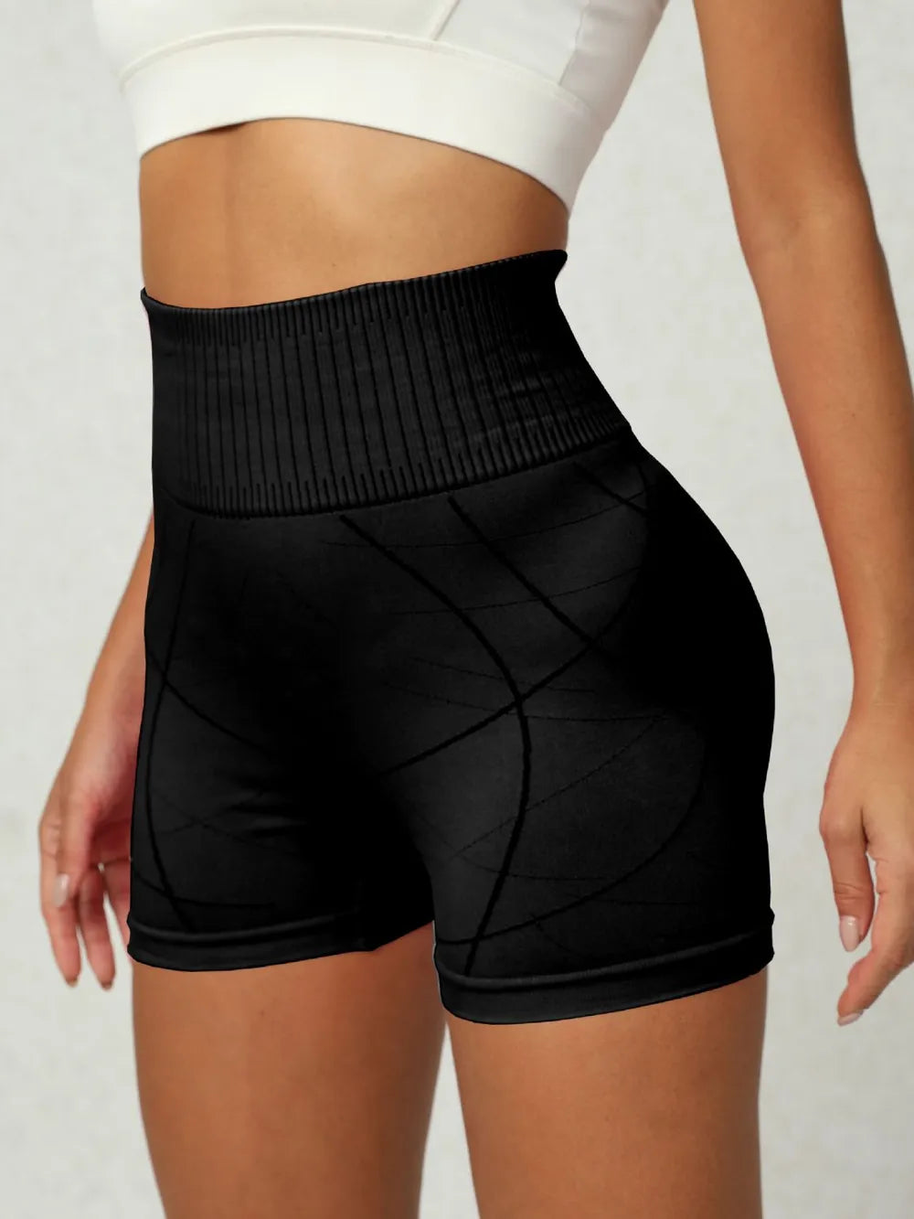 High Waist Active Shorts - Korvel