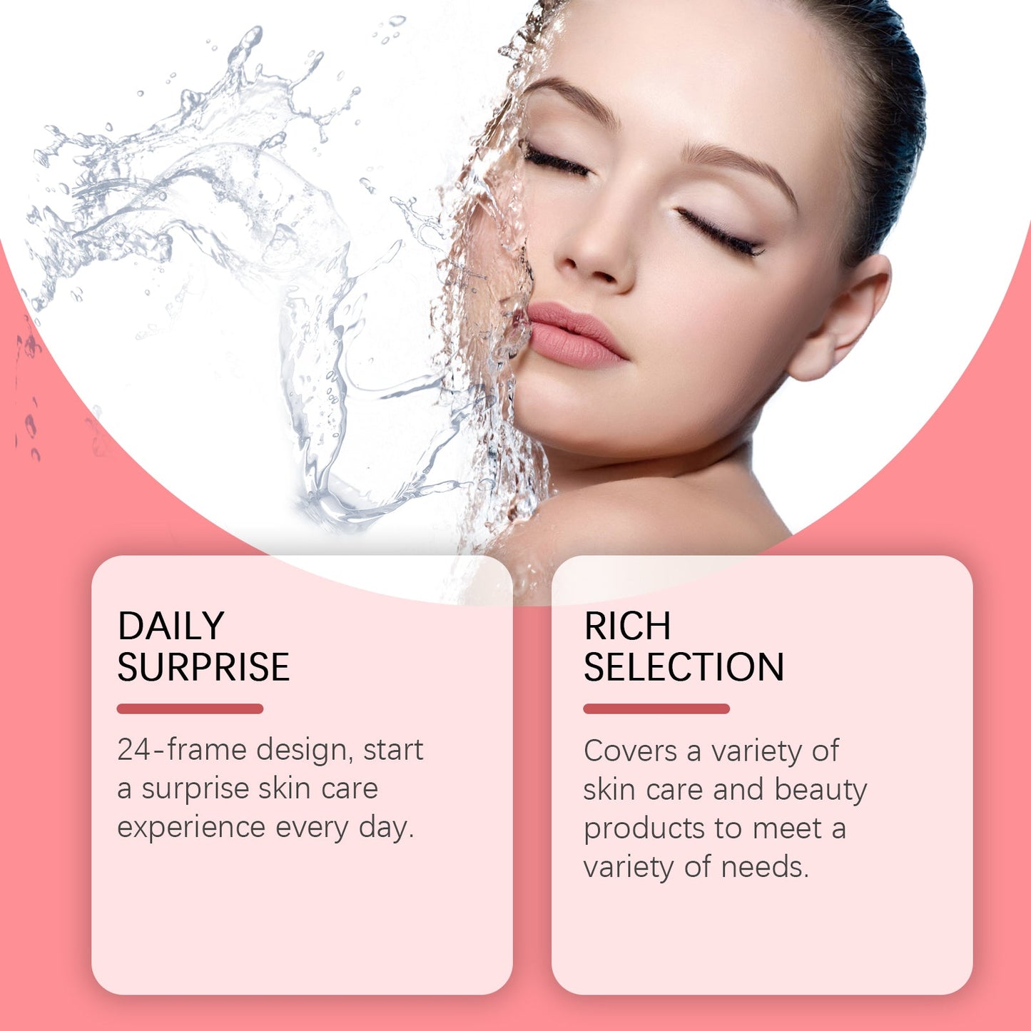24 Grid Beauty Surprise Box for Skin Care