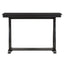48-Inch Rustic Vintage Console Table --- Farmhouse Style Entryway Table with Open Shelf and Sturdy Construction (Black) - Korvel
