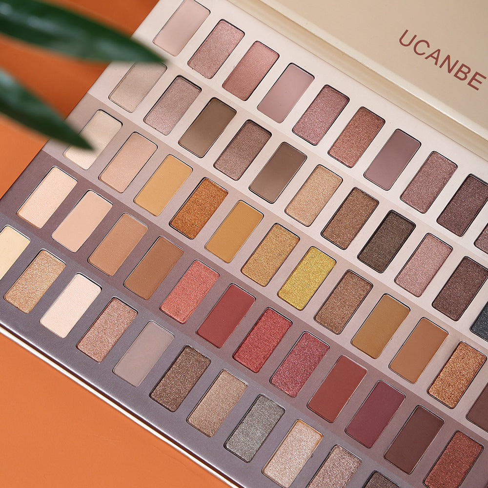 UCANBE 60 Clors of Luxury Eyeshadow Palette Everyday Glitter Matte Earth Eyeshadow - Korvel