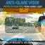 ClearDrive Anti-Glare Visor for Enhanced Driving Comfort