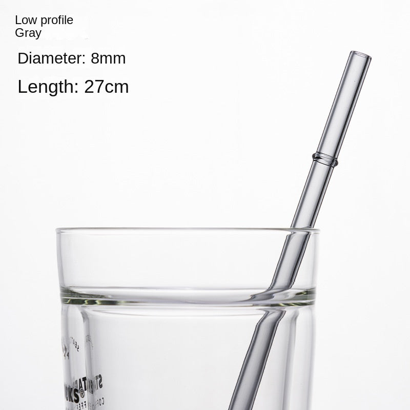 Eco-Friendly High Borosilicate Glass Straw - Customizable & Durable