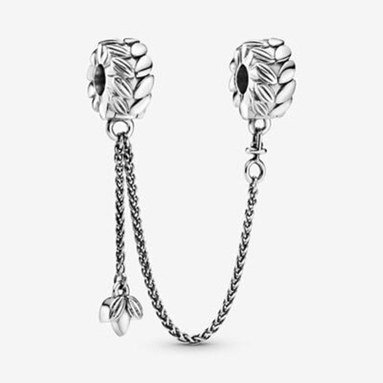 Pendentif en argent sterling S925 avec perles pour bracelets de la famille Pan