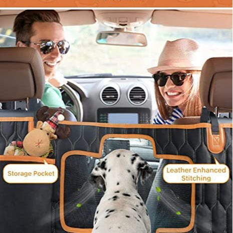 Four in one detachable pet car cushion waterproof dirt proof and scratch resistant rear trunk seat cushion for passenger seat - Korvel