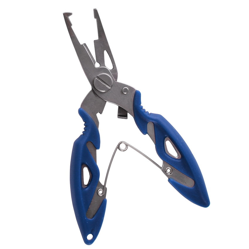 Fish Hook Pliers Small Fishing Pliers Luya Stainless Steel Mouth Fishing Horse Fishing Line Scissors Lengthened Opening - Korvel