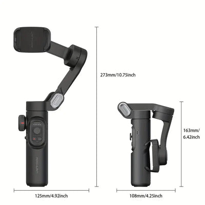 XE 3-Axis Handheld Gimbal Stabilizer Foldable Smartphone Cellphone Video Record Vlog PTZ Stabilizer For IPhone Xiaomi Sa - Korvel