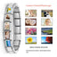 DIY Personalized Photo Picture Frame Making Titanium Steel Watch Band Chain Fashion Splicing Modular Bracelet - Korvel