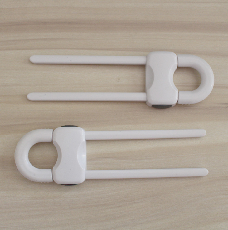 U-shaped Cabinet Lock Baby Safety Child Safety Security Child Kids Safety Baby Proof Drawer Lock For Cabinet Castle - Korvel