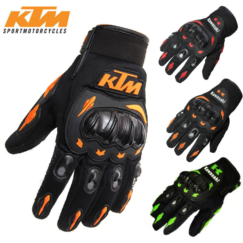 Bicycle Motorcycle Gloves Sports Full Finger Outdoor Riding Gloves - Korvel