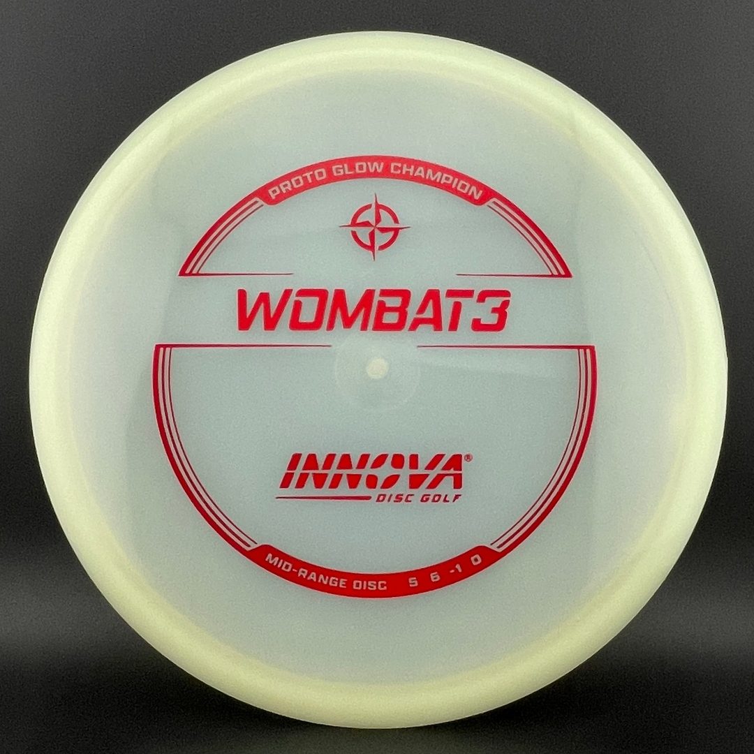 Proto Glow Champion Wombat3 Disco de Golf