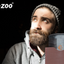 Black Spray Painted Pear Wood Bluezoo Double Sided Beard Comb Beard Portable Comb Care - Korvel