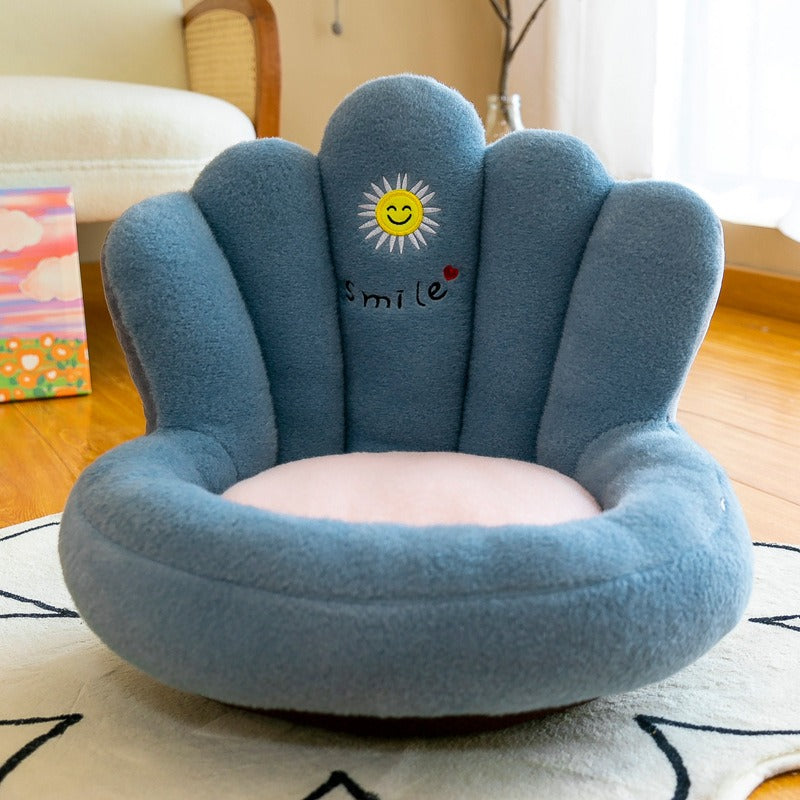 Lazy person sofa, ground cushion, tatami, small unit chair, human nest, single bedroom room, balcony chair, leisure - Korvel