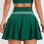 Ruched High Waist Mini Active Skirt