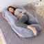 Pregnant women's detachable crystal velvet G-type side lying waist protection pillow - Korvel