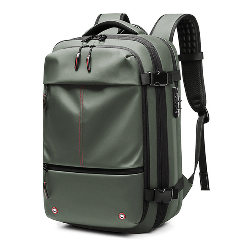 Air Tight Bags Valve Vacuum Compression Backpack system Expandable waterproof bagpack back pack travel laptop bag backpacks - Korvel