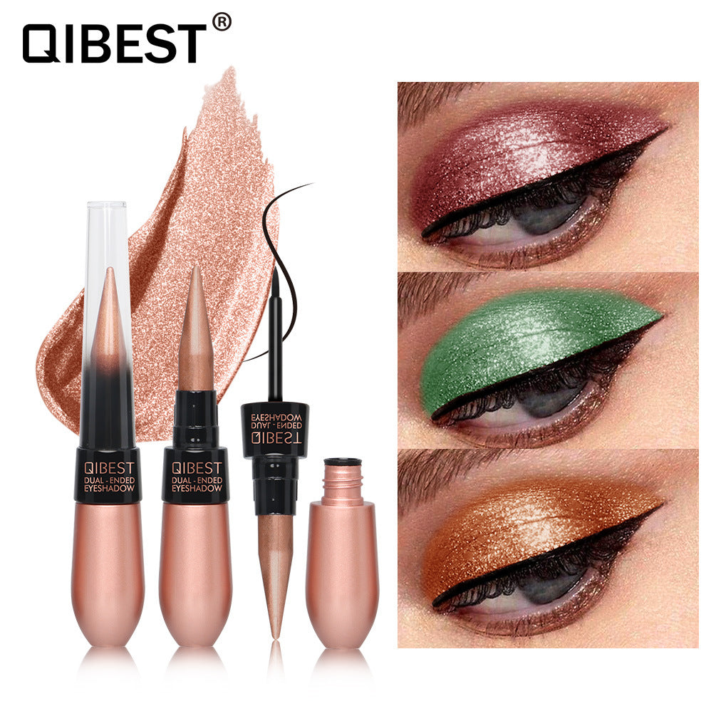 QIBEST Charm Lápiz de Ojos y Sombra de Ojos de Doble Uso
