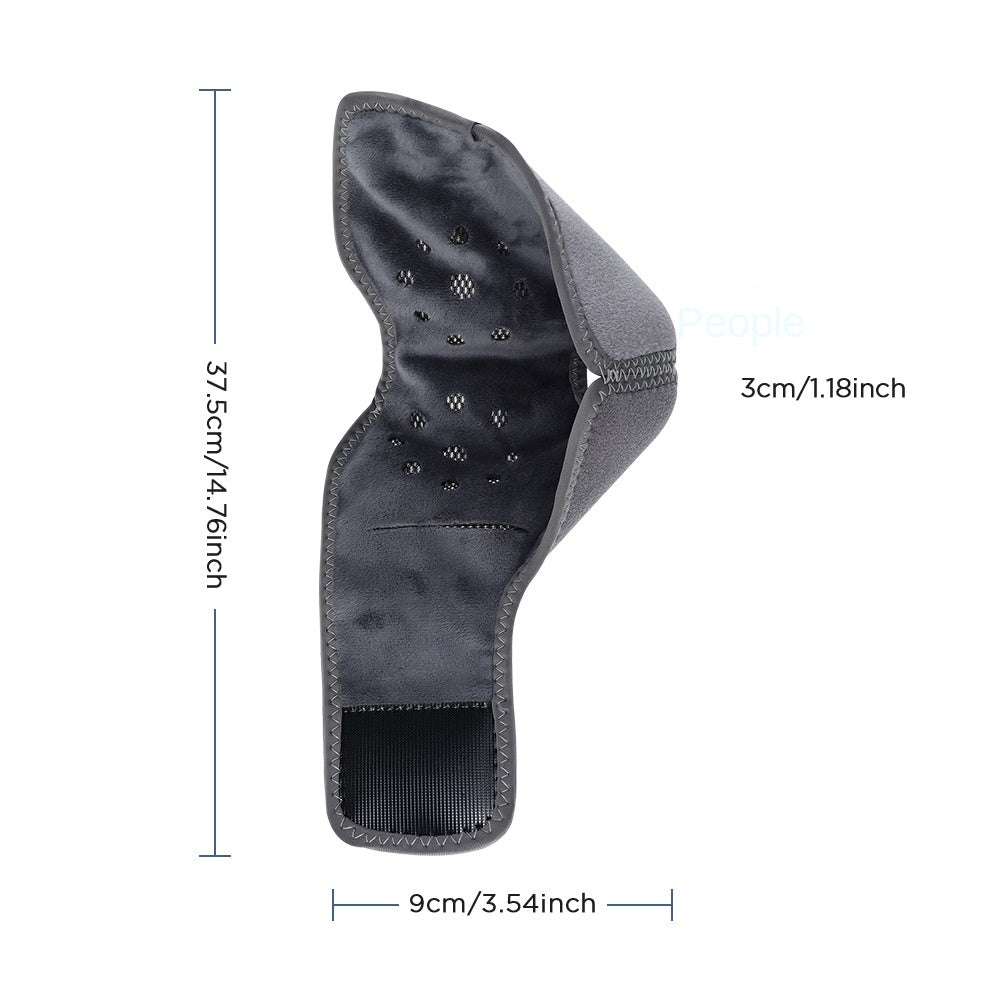 USB Heated Ankle Support with Hot Compress Massage Function Rechargeable Foot Ankle Joint Care and Foot Massager - Korvel