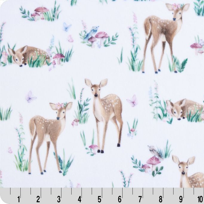 Digital Cuddle Multi Fawn Of You Fabric - 58" - 60" per yard