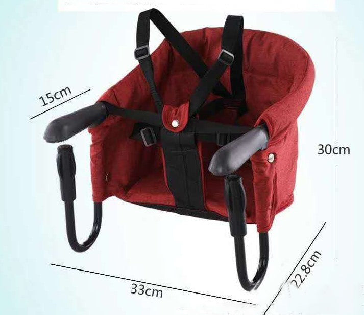 Portable Baby Dining Chair Travel Chair Seats Fast Hook on Table Chairs Foldable Infant Eating Feeding Highchairs for Home - Korvel
