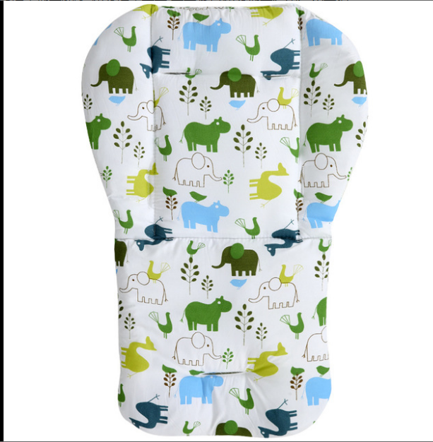 Baby Kids Highchair Cushion Pad Mat Booster Seats Cushion Pad Mat Feeding Chair Cushi on Pad Stroller Cushion Mat Cotton fabric - Korvel