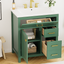 30-Inch Green Bathroom Vanity with Ceramic Sink