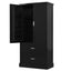 Elegant Tall Bathroom Storage Cabinet with Adjustable Shelf