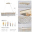 Elegant Gold Crystal Chandelier for Dining Room