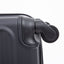 3 Piece Luggage Sets ABS Lightweight Suitcase with Two Hooks, Spinner Wheels, TSA Lock, (20/24/28) Black - Korvel