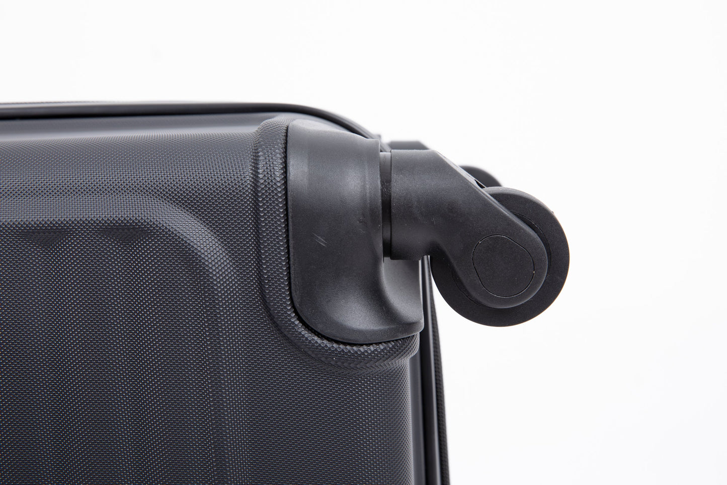 3 Piece Luggage Sets ABS Lightweight Suitcase with Two Hooks, Spinner Wheels, TSA Lock, (20/24/28) Black - Korvel