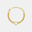 Titanium Steel Cutout Heart Bracelet - Korvel