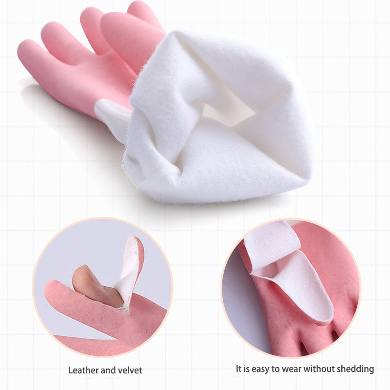 Dishwashing Gloves Durable All-In-One Padded Dishwashing And Clothes Washing Long Thickened Rubber Housework Cleaning Gloves - Korvel