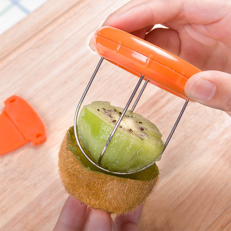 Creative stainless steel kiwifruit peeler specialized for peeling and dividing - Korvel