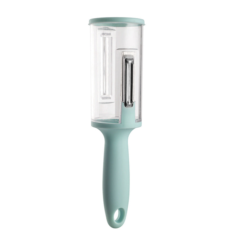 Éplucheur multifonctionnel avec boîte de rangement pour une cuisine sans effort