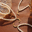 Pearl Titanium Steel Moon Shape Pendant Necklace - Korvel
