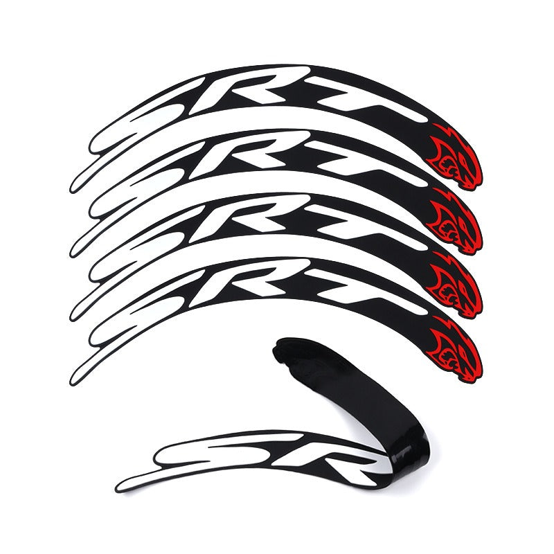Car tire stickers tire letter stickers English letter 3D stickers - Korvel