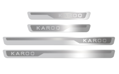 Premium Stainless Steel Ultra-Thin Welcome Pedal Strip