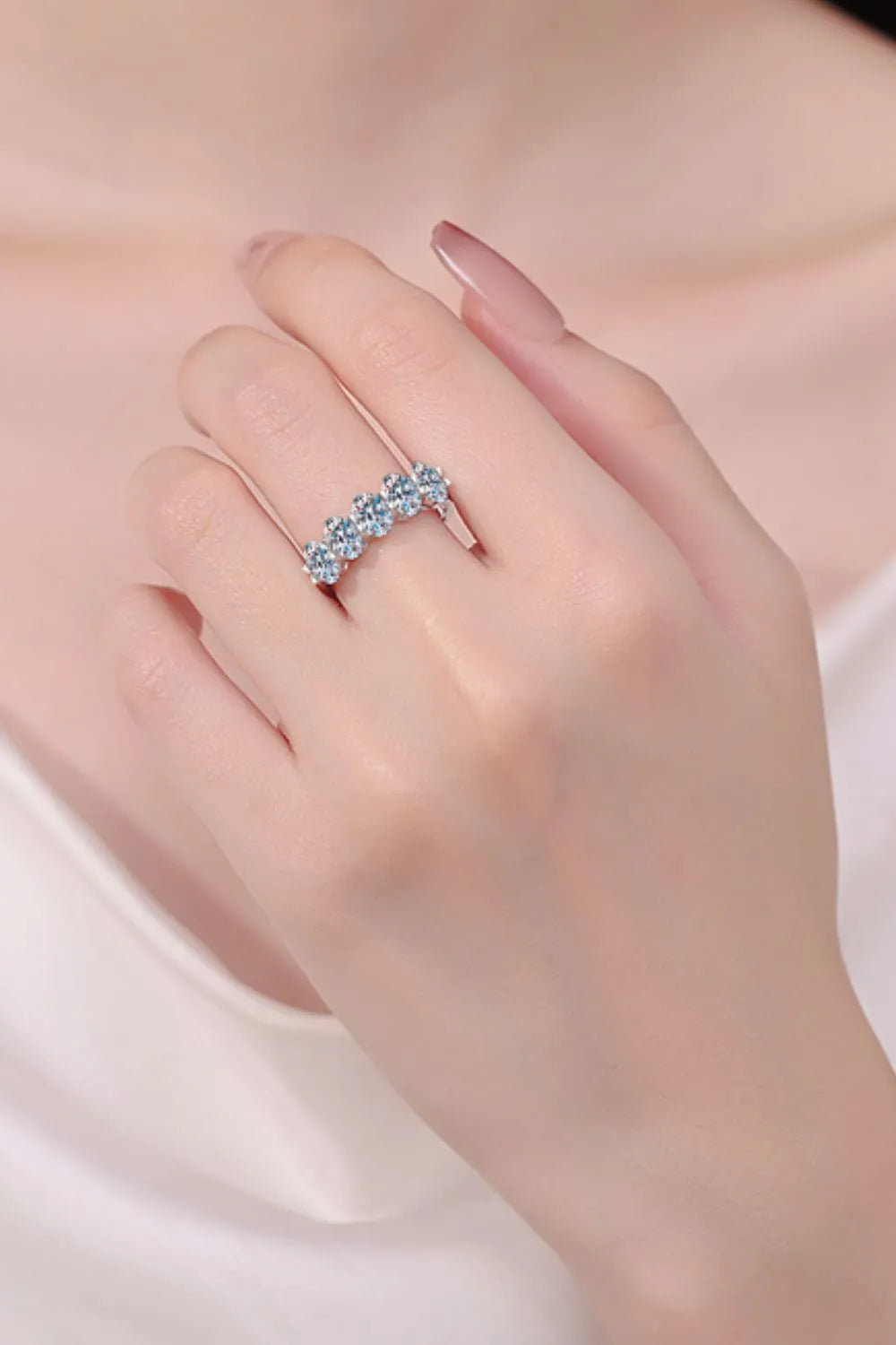 2.5 Carat Moissanite 925 Sterling Silver Ring - Korvel