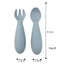 Hot selling silicone baby soft spoon, food grade children's complementary food, eating fat fork spoon - Korvel