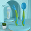 Spoon For Baby Utensils Set Auxiliary Food Silicone Gel Spoon Baby Learn To Eat Training Bendable Soft Spoon Children Tableware - Korvel