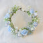 Mori Flower Bridal headdress garland modeling headdress photo wedding dress hair accessories Bridesmaid accessories holiday head - Korvel
