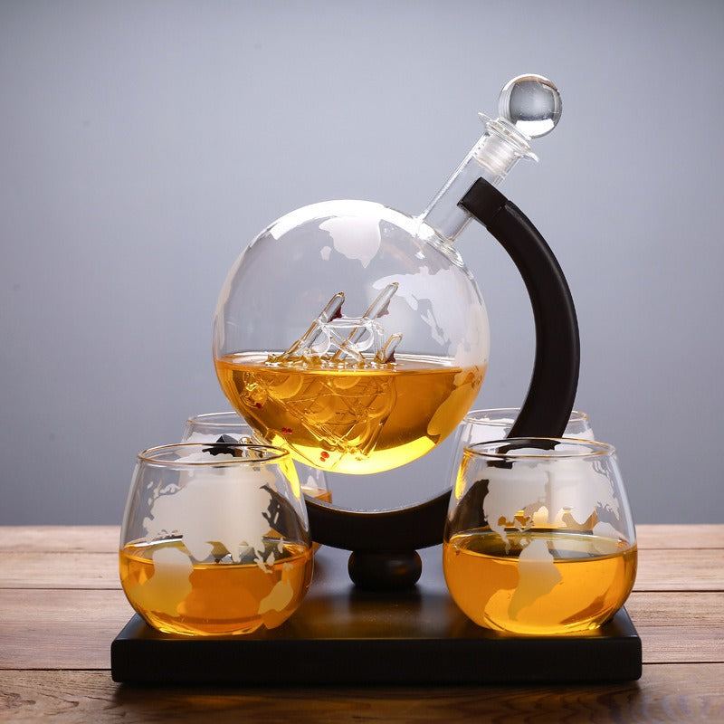Creative Globe Decanter Set - Korvel